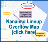 Gabriola Ferry Nanaimo Lineup map